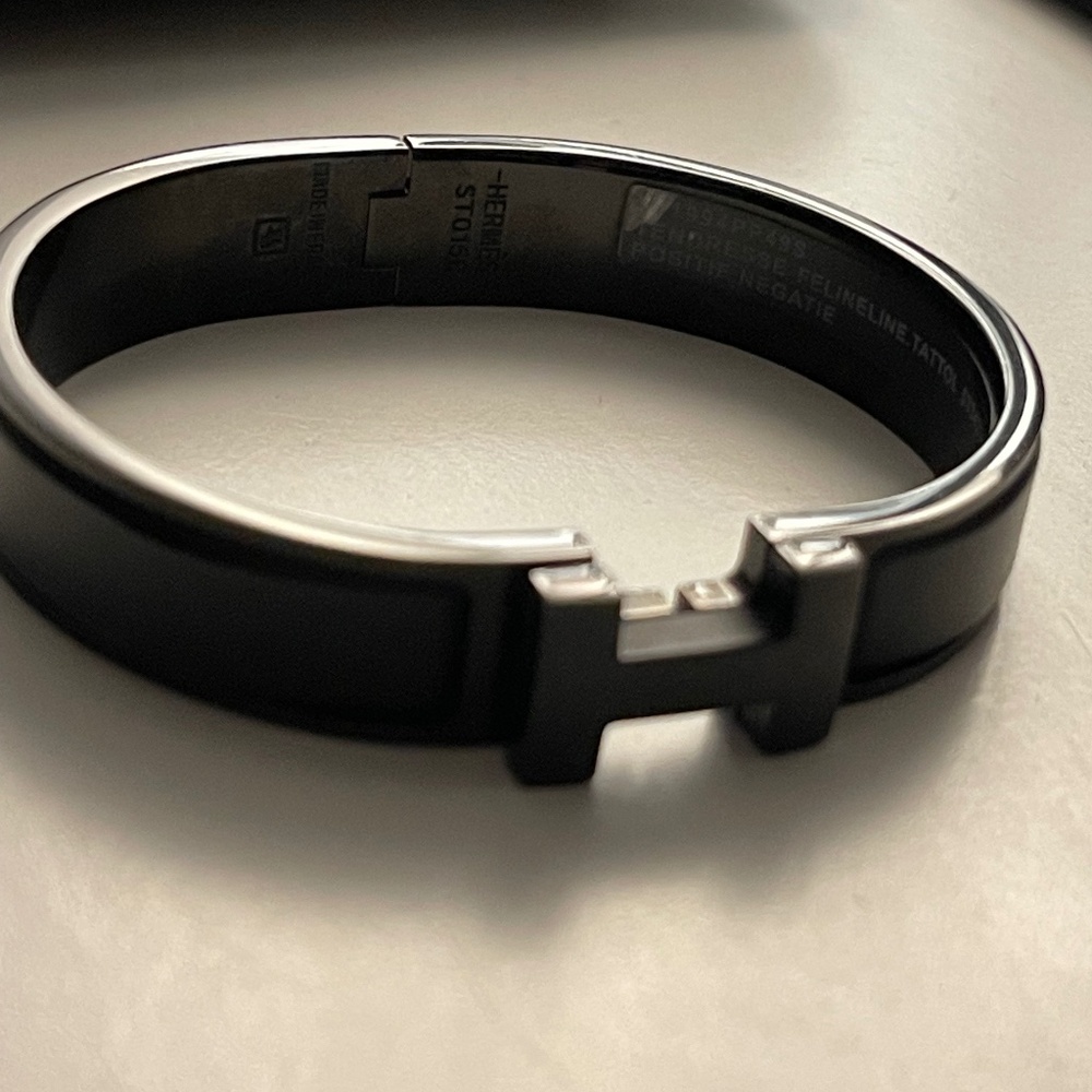 Hermès bracelet triple all black edition